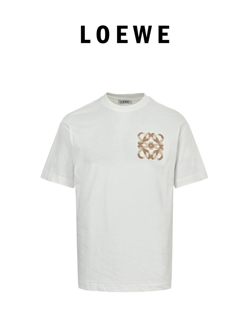 Loewe White Graphic Logo T-Shirt view