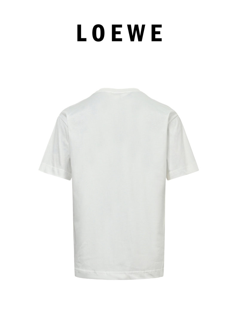 Loewe White Graphic Logo T-Shirt view