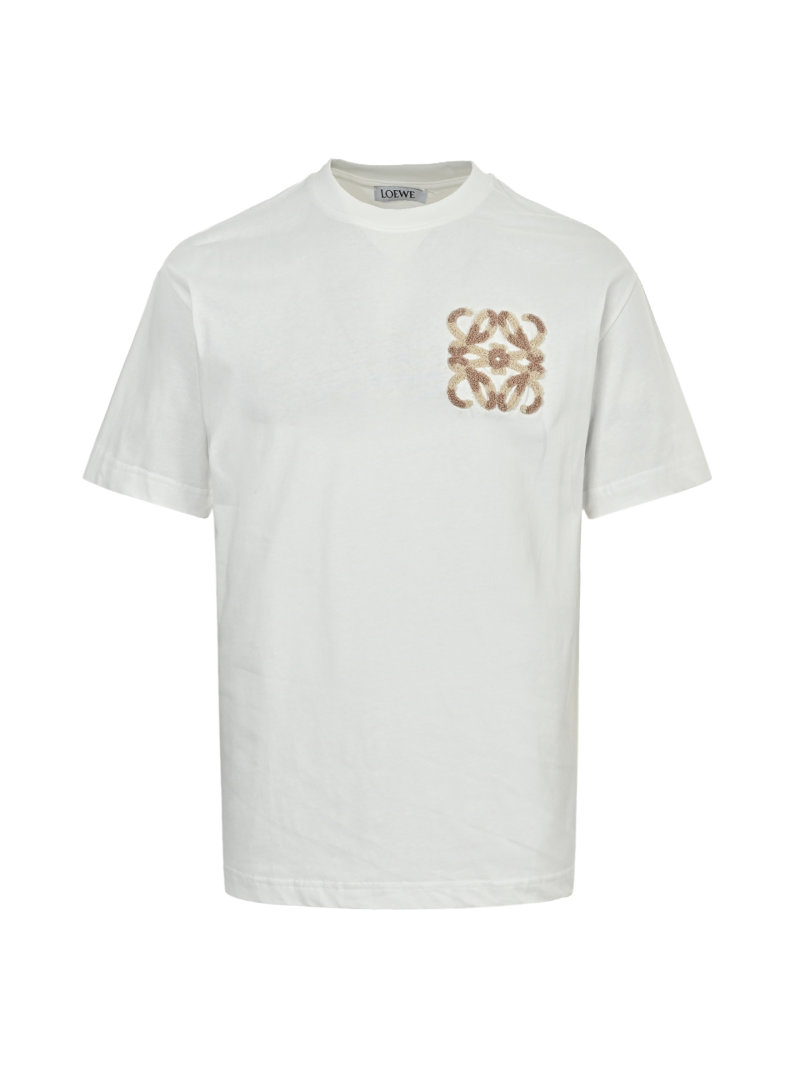 Loewe White Graphic Logo T-Shirt view