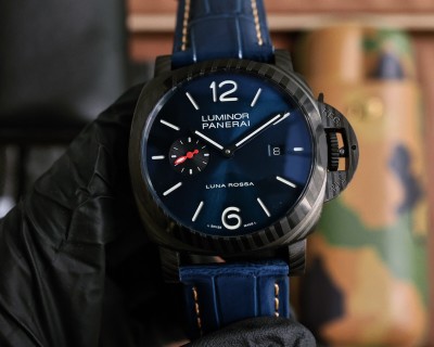 Panerai Luminor Luna Rossa 44mm Automatic Watch Blue Dial