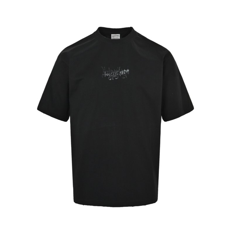 Black Oversized Short Sleeve Graphic T-Shirt view
