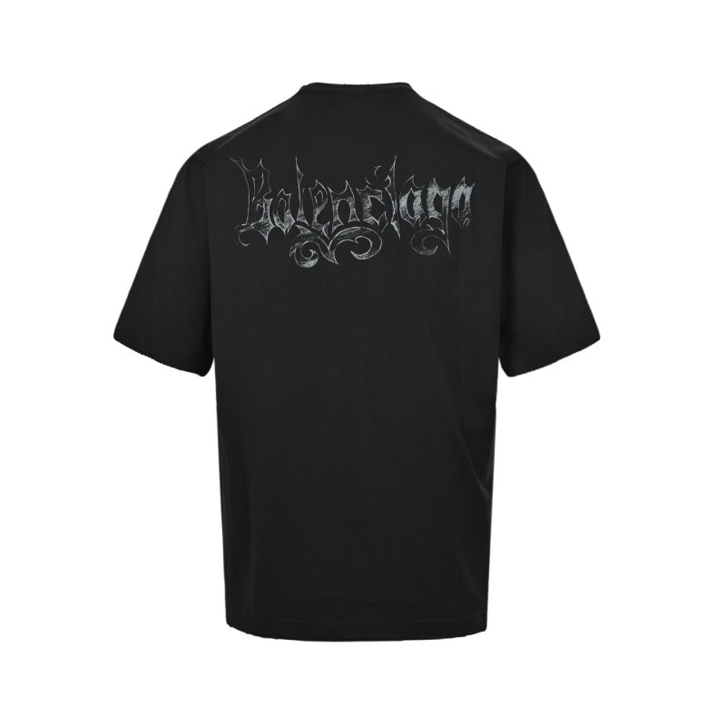 Black Oversized Short Sleeve Graphic T-Shirt view