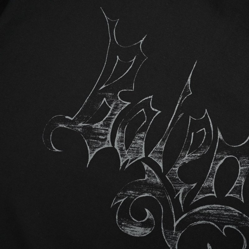 Black Oversized Short Sleeve Graphic T-Shirt view