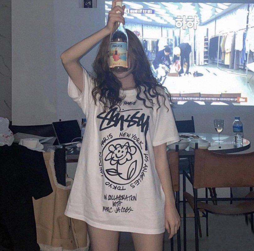Stüssy White Graphic Print Short Sleeve T-Shirt view