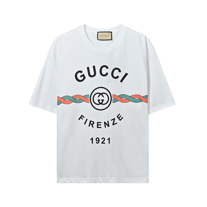 Gucci Firenze 1921 Logo White T-Shirt view