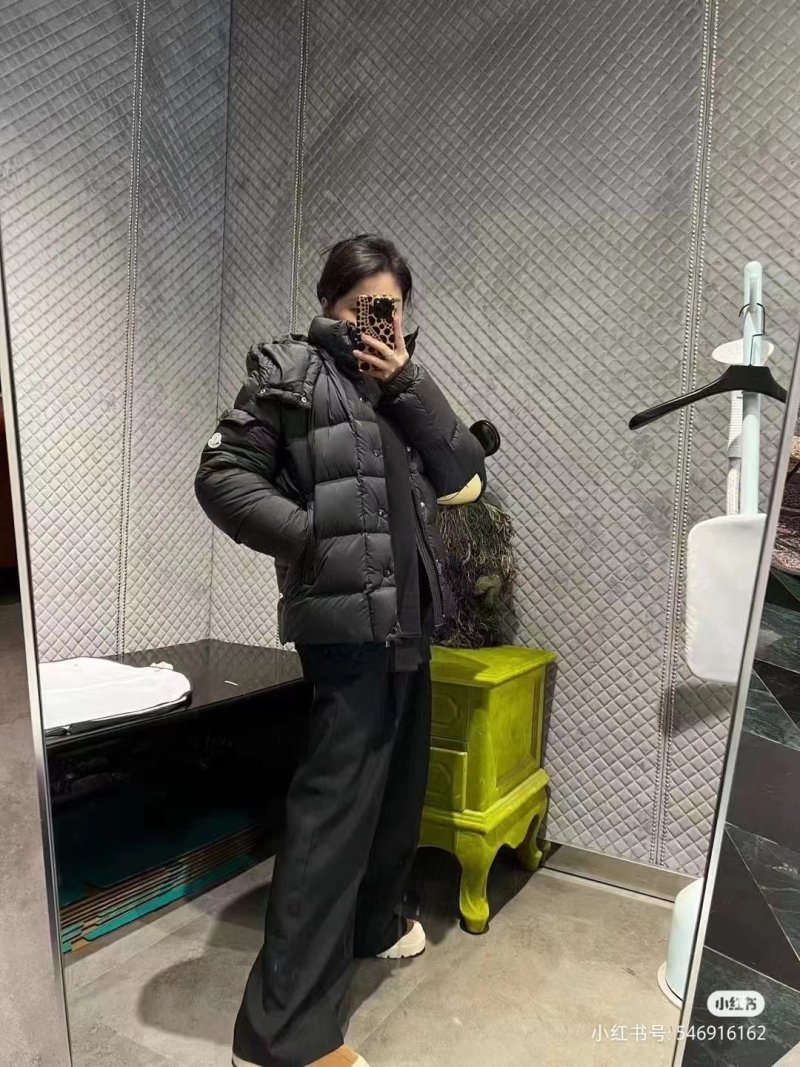 Moncler Black Quilted Down Puffer Jacket view