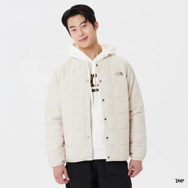 The North Face Cream Puffer Jacket view