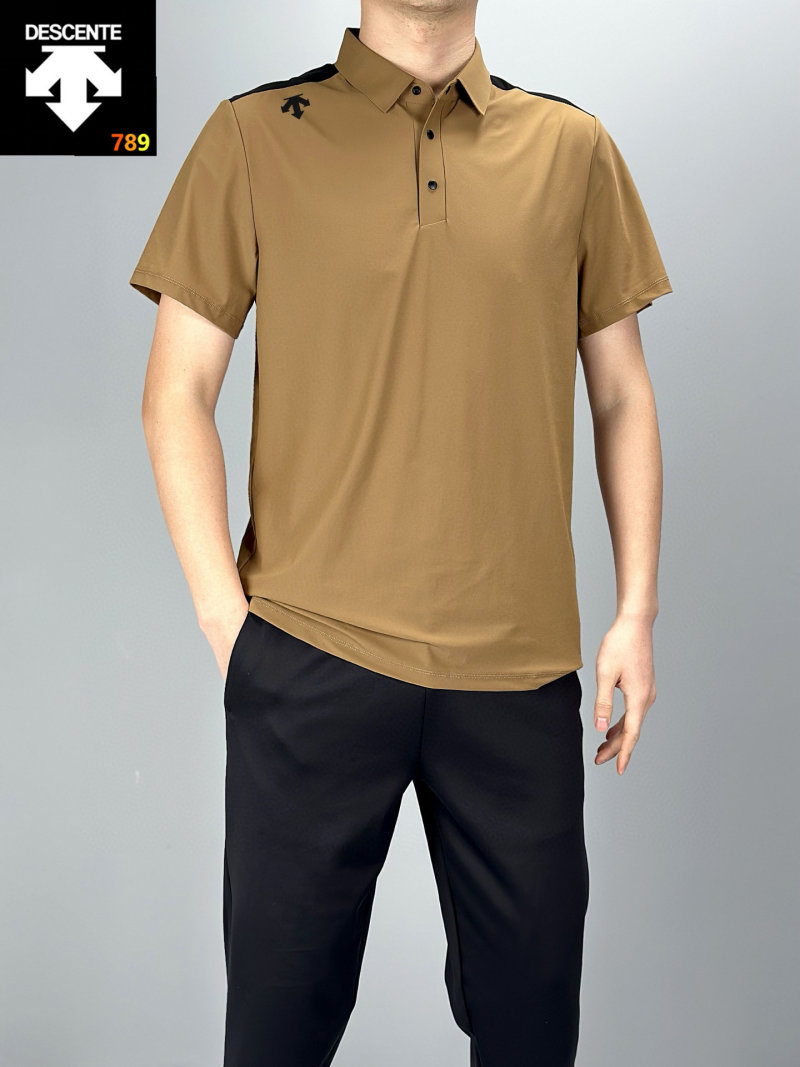 Descente Ice-Silk Breathable Polo Black view