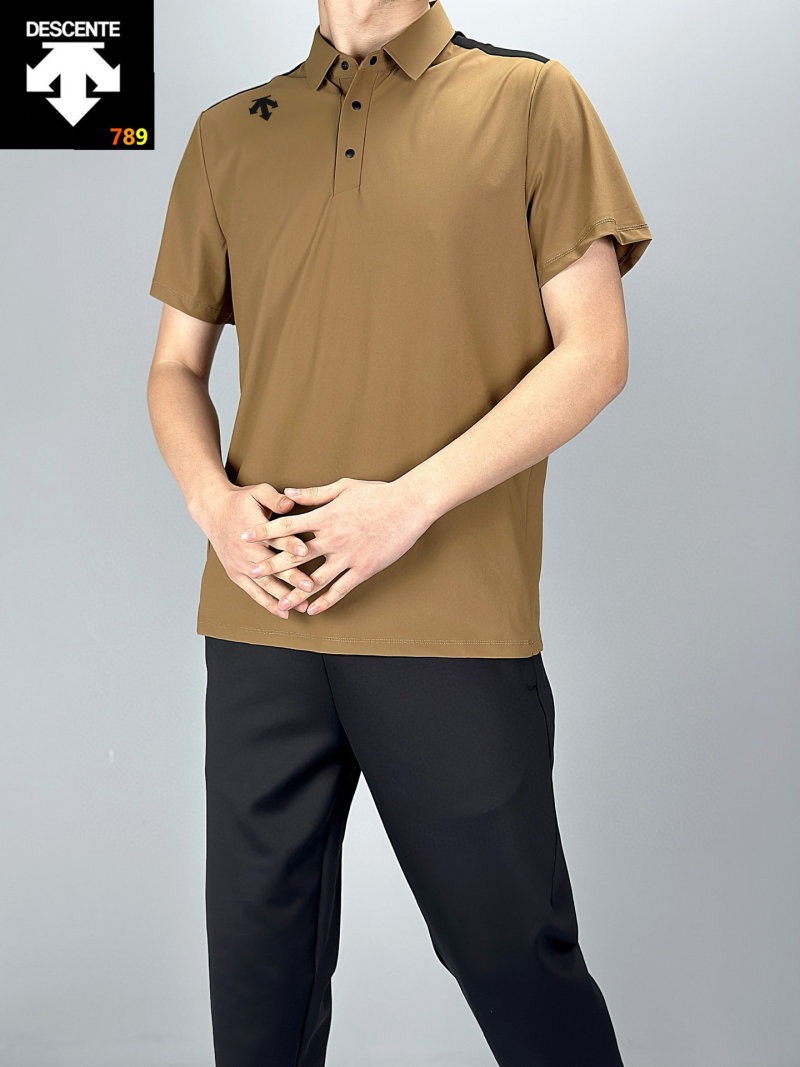 Descente Ice-Silk Breathable Polo Black view