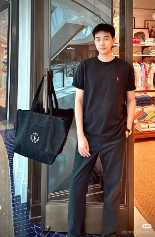 Ralph Lauren Pony Logo Crew Neck T-Shirt Black view 3