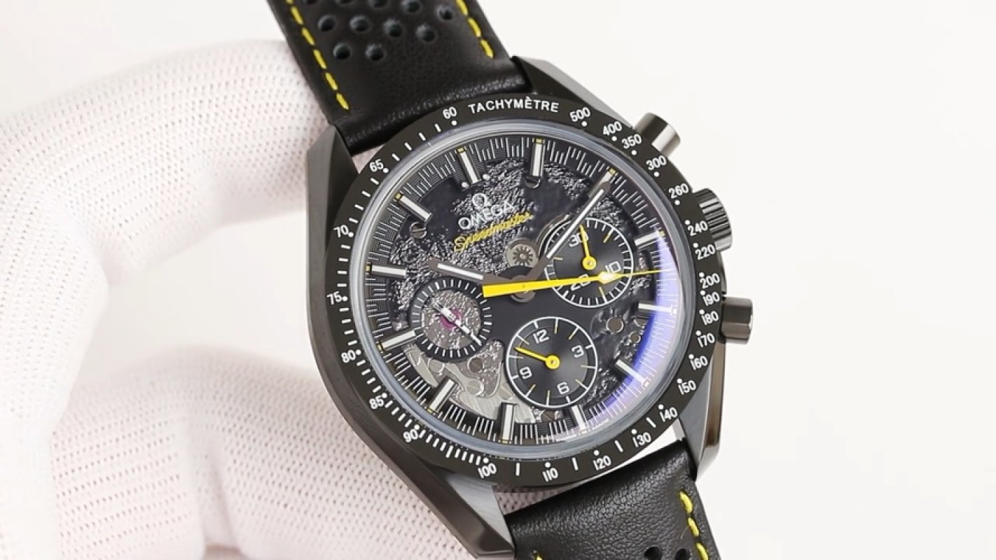Omega Speedmaster Apollo 8 Dark Side Chronograph Watch