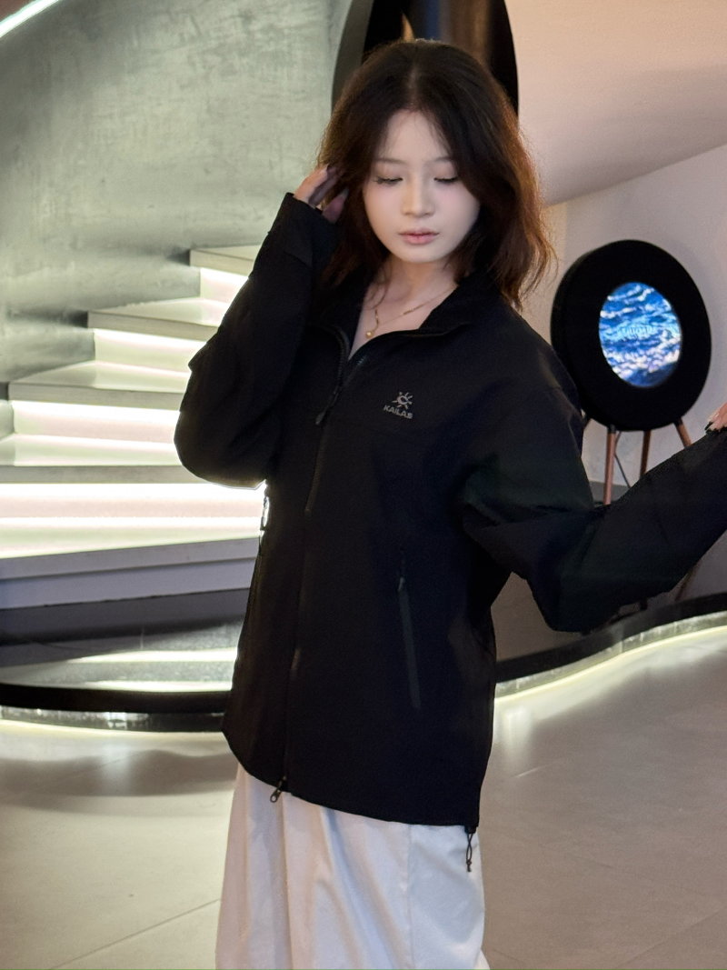 Kaile Stone MX Pink Softshell Windbreaker Jacket view