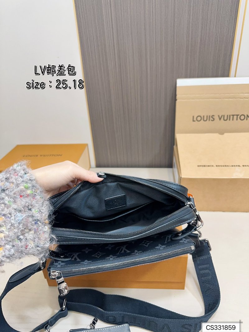 Louis Vuitton Three-in-One Messenger Bag – Grey Monogram view