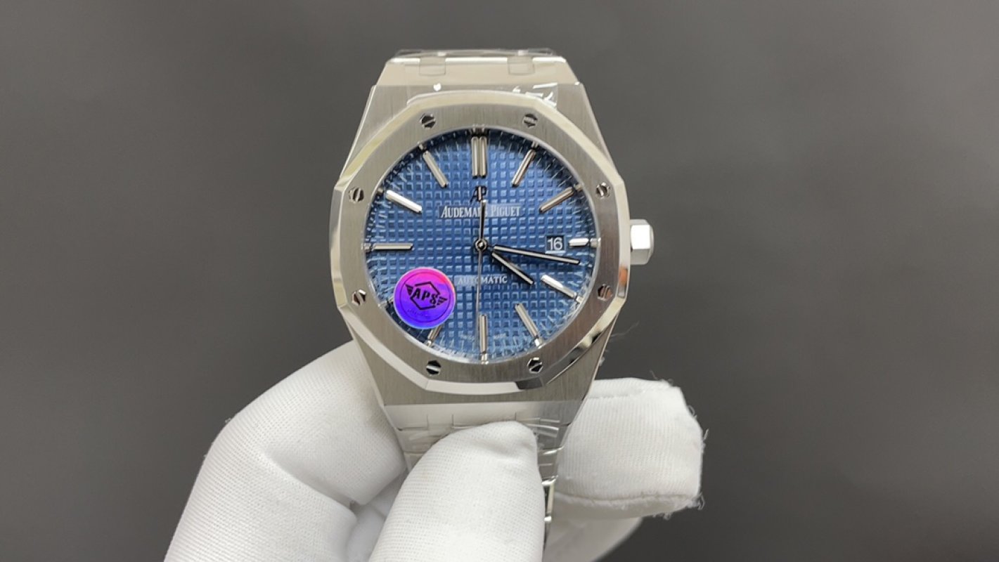 Audemars Piguet Royal Oak 41mm Blue Dial Steel Bracelet Watch
