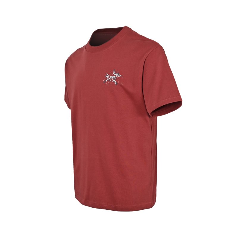 Arc'teryx Skeleton Bird Logo T-Shirt - Angola Red view