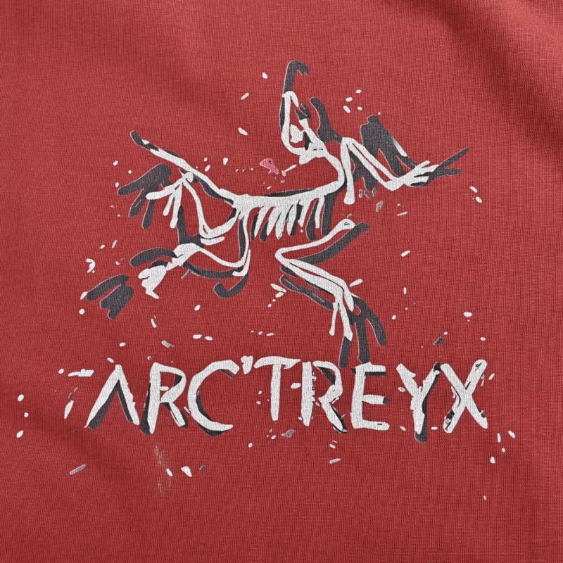 Arc'teryx Skeleton Bird Logo T-Shirt - Angola Red view