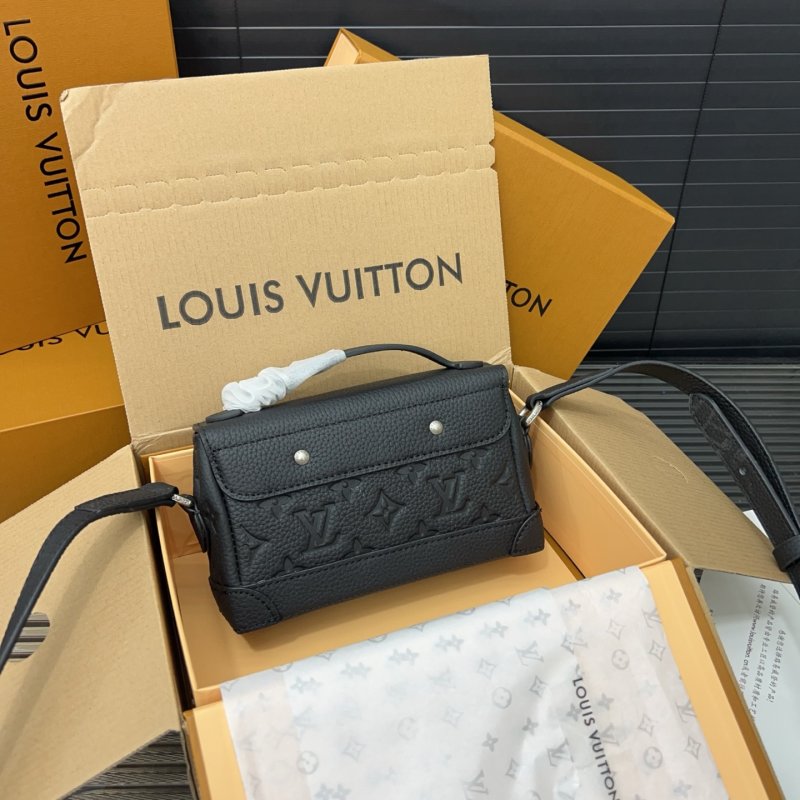 Louis Vuitton Steamer East West Monogram Crossbody Bag Black view