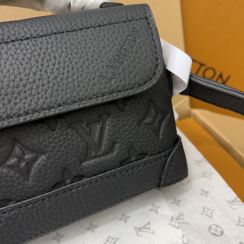 Louis Vuitton Steamer East West Monogram Crossbody Bag Black view