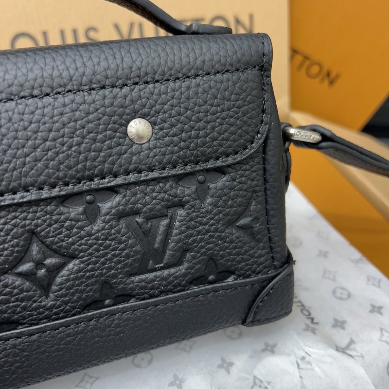 Louis Vuitton Steamer East West Monogram Crossbody Bag Black view