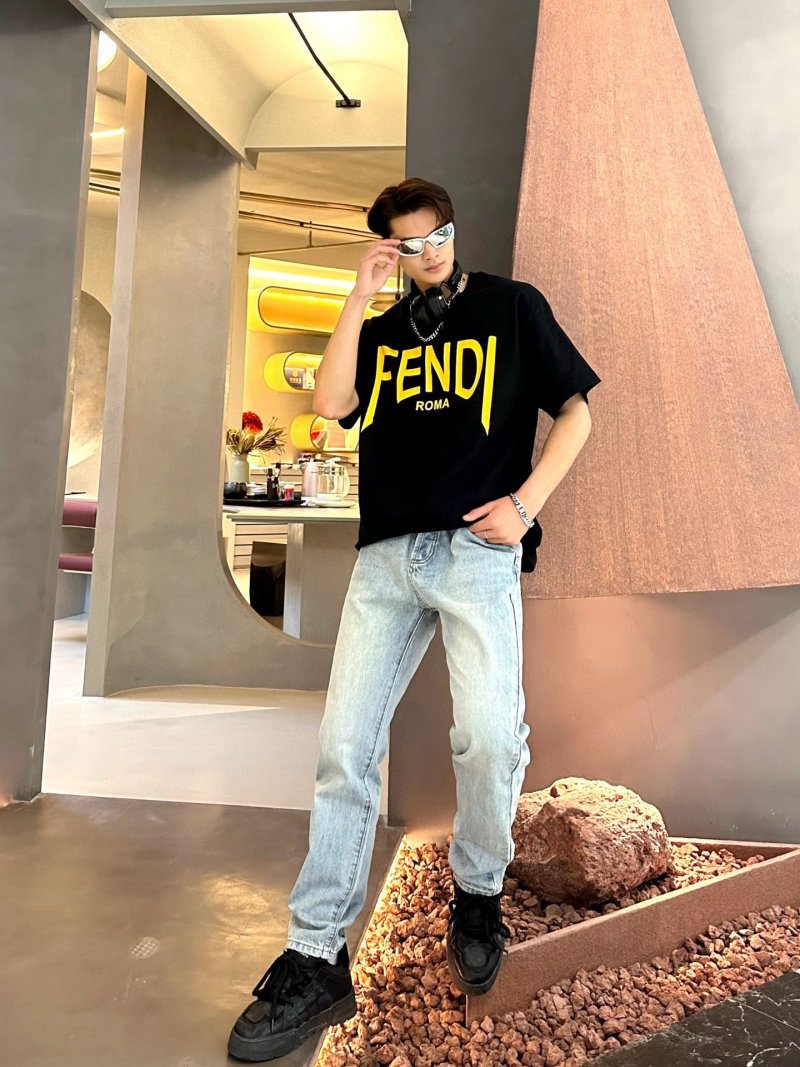 Light Wash Classic Fit Denim Jeans view