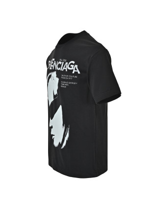 Balenciaga Graphic Print Black T-Shirt view 11