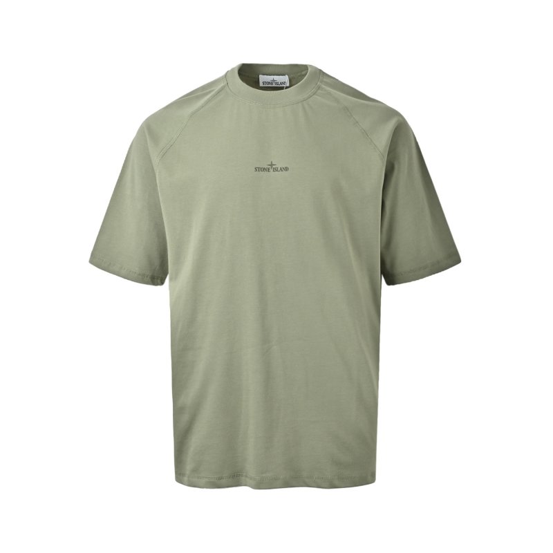 Stone Island Compass Logo Sage Green T-Shirt view
