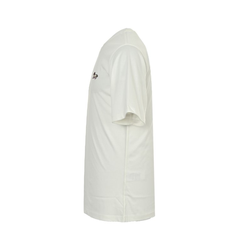 White Embroidered Short Sleeve T-Shirt view