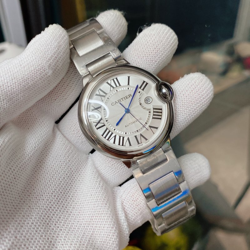 Cartier Ballon Bleu 42MM Automatic Steel Watch view