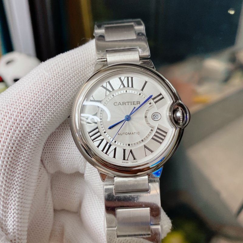 Cartier Ballon Bleu 42MM Automatic Steel Watch view