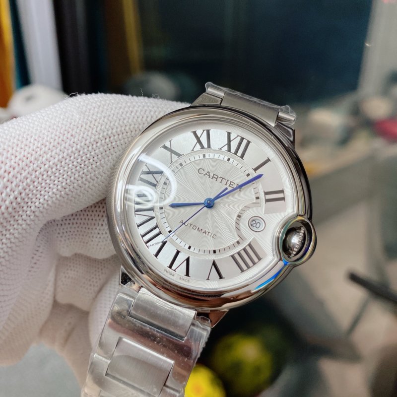 Cartier Ballon Bleu 42MM Automatic Steel Watch view