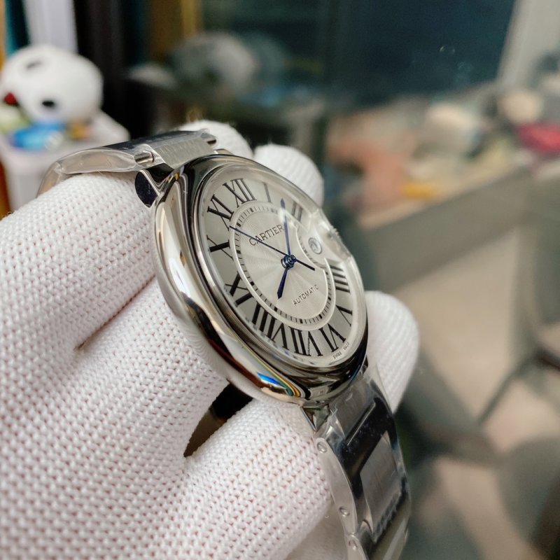 Cartier Ballon Bleu 42MM Automatic Steel Watch view