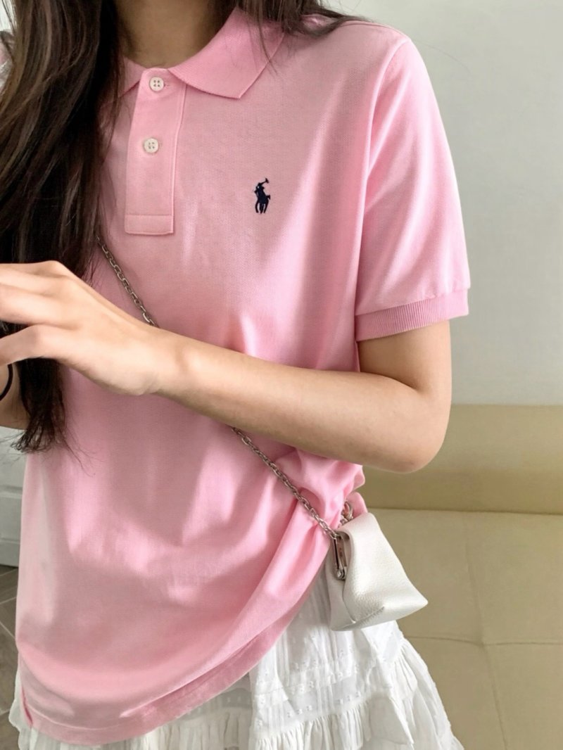 Polo Women's Pink Short-Sleeve Polo Shirt