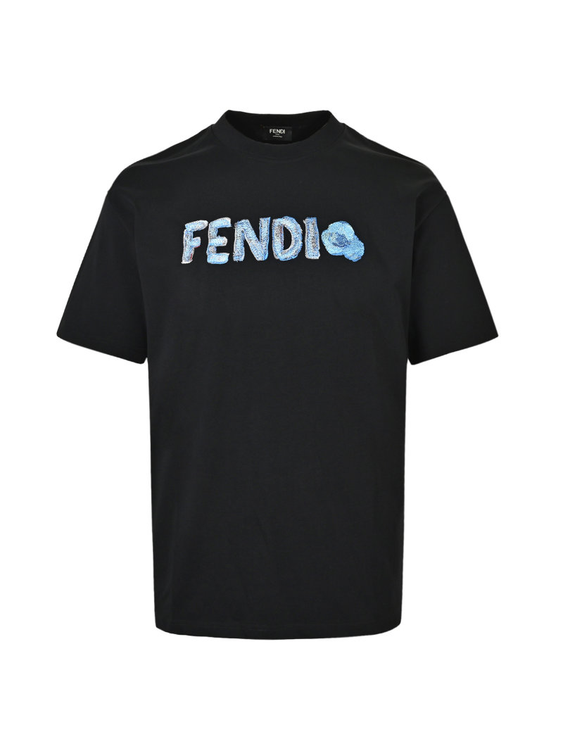 Fendi Logo Black T-Shirt view