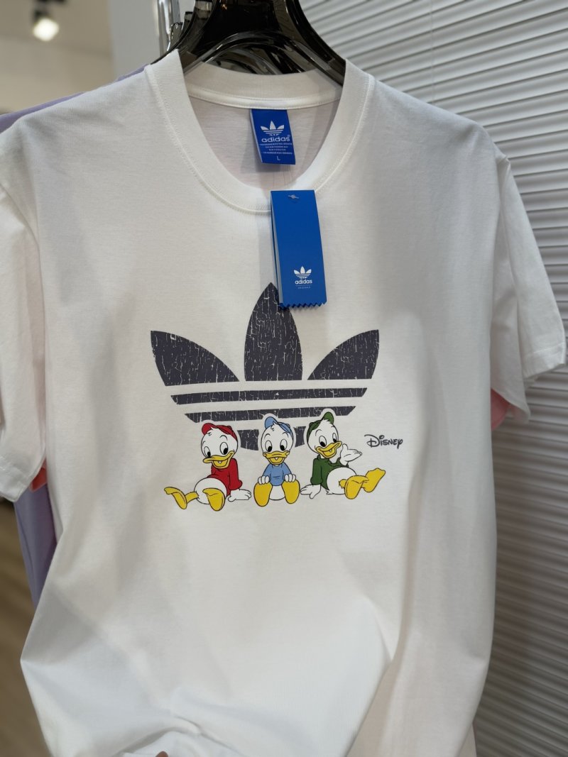 Adidas x Disney Trefoil Short Sleeve T-Shirt White