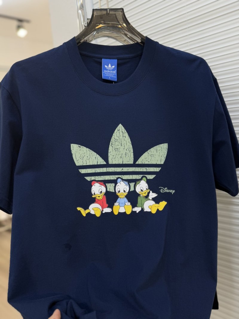 Adidas x Disney Trefoil Short Sleeve T-Shirt White view