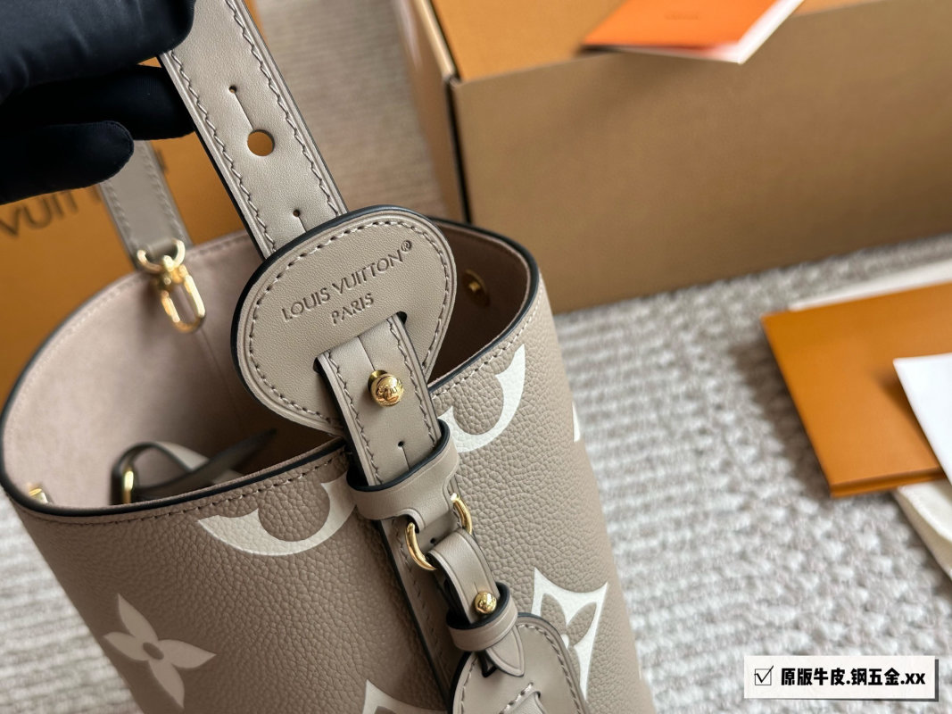 Louis Vuitton BB Monogram Canvas Bucket Bag Beige view