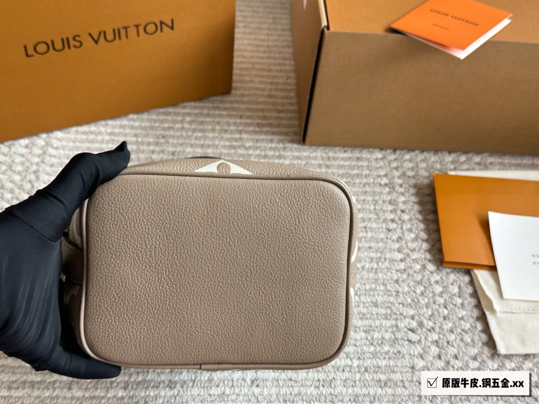 Louis Vuitton BB Monogram Canvas Bucket Bag Beige view