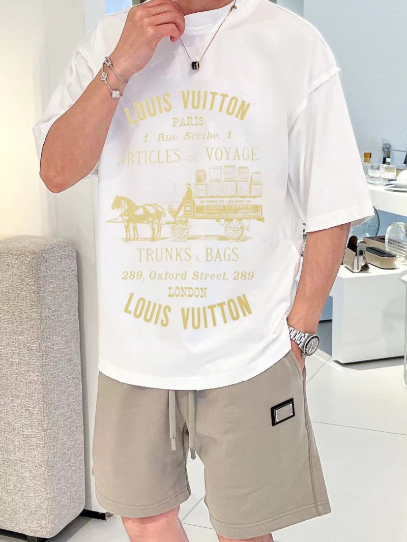 Louis Vuitton Articles de Voyage White T-Shirt view