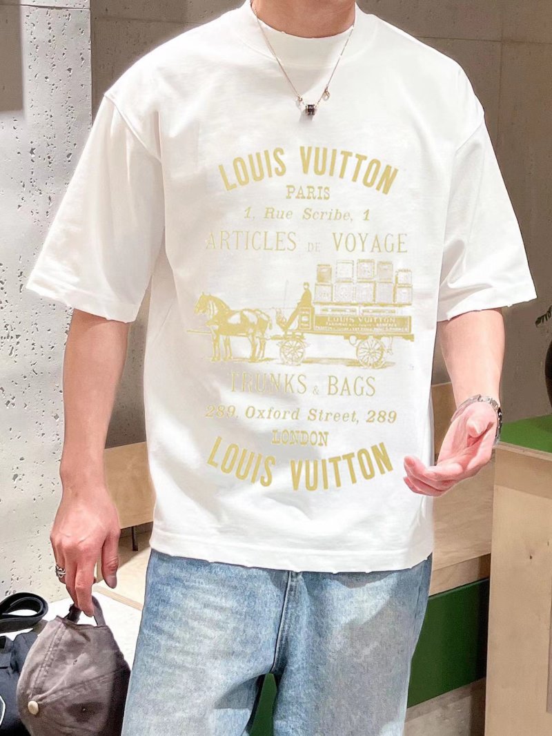 Louis Vuitton Articles de Voyage White T-Shirt view