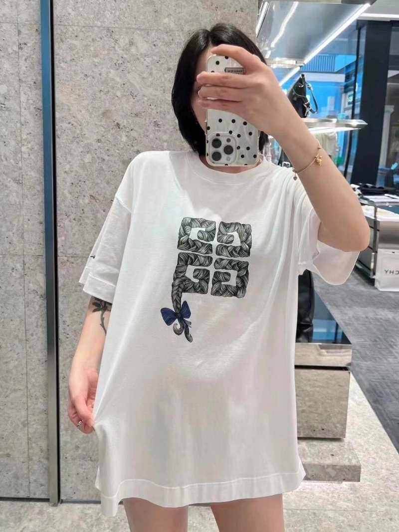 White Graphic Print Short Sleeve T-Shirt with Floral Cross Design view