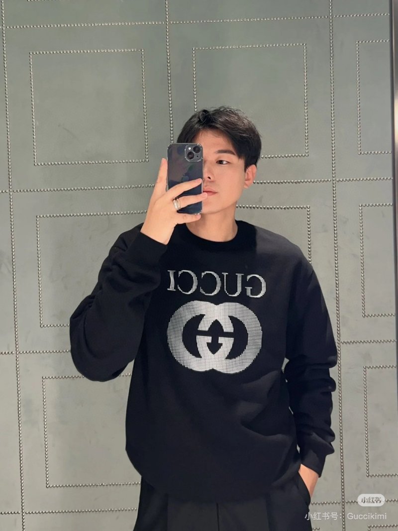 Gucci GG Logo Black Hoodie