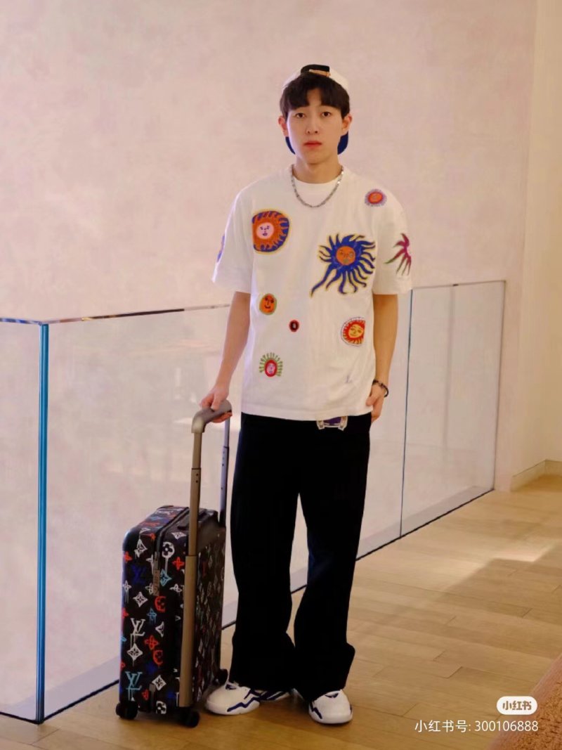 Colorful Graphic Print White Short Sleeve T-Shirt view