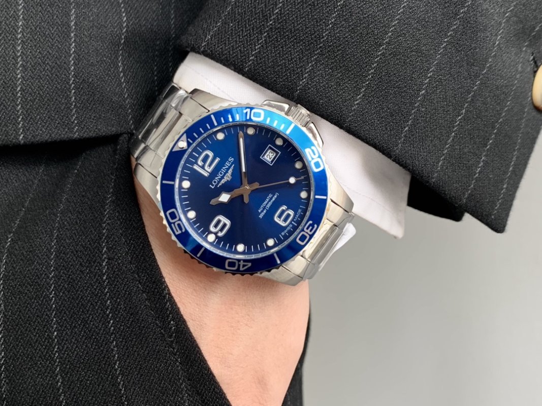 Longines Conquest Blue Dial Steel Automatic Watch 40mm view
