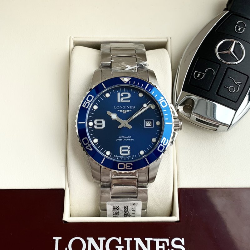 Longines Conquest Blue Dial Steel Automatic Watch 40mm view
