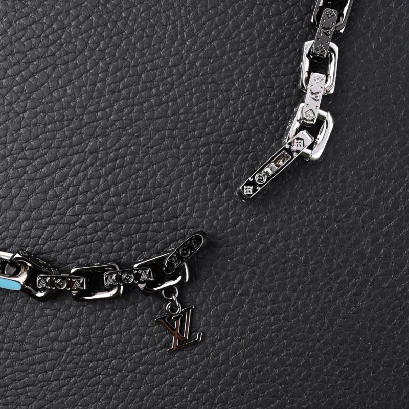 Louis Vuitton LV Chain Letter Colorful Necklace view