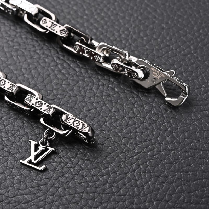 Louis Vuitton LV Chain Letter Colorful Necklace view