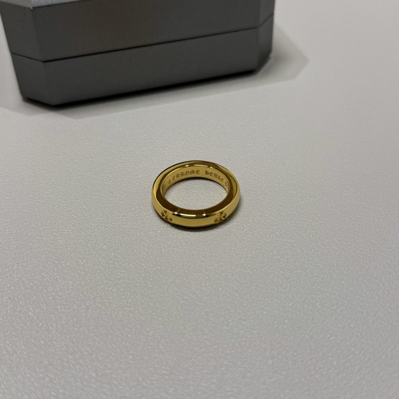 Chrome Hearts 22K Gold Cross Flower Ring view
