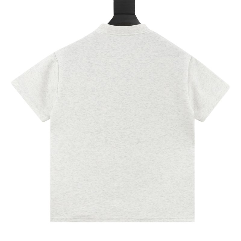 Stone Island Henley Short Sleeve T-Shirt Light Grey view