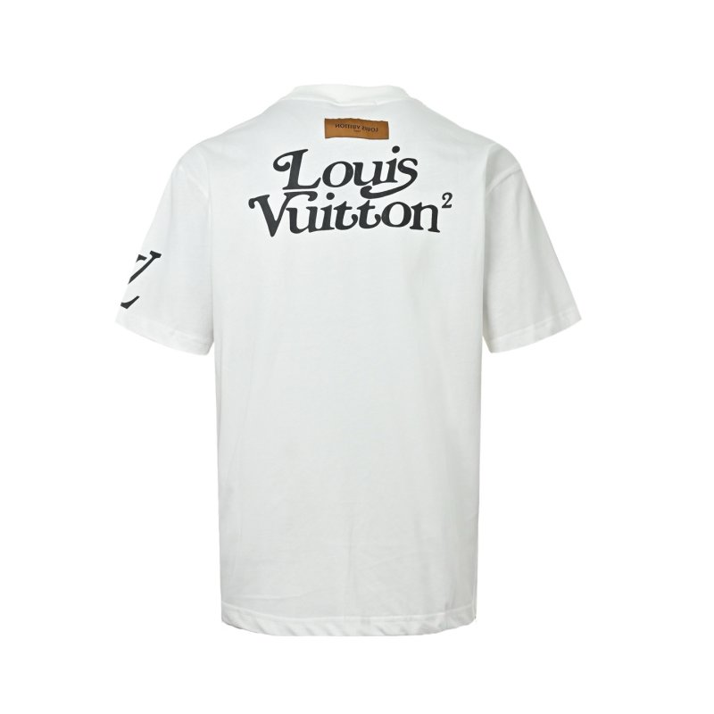Louis Vuitton White Cartoon Character Graphic T-Shirt view