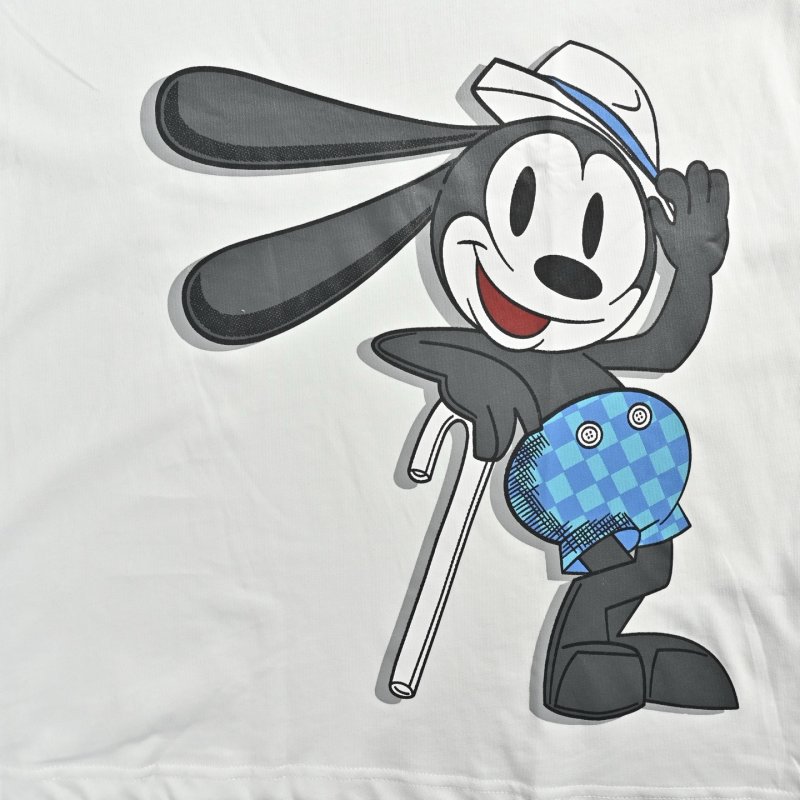 Louis Vuitton White Cartoon Character Graphic T-Shirt view